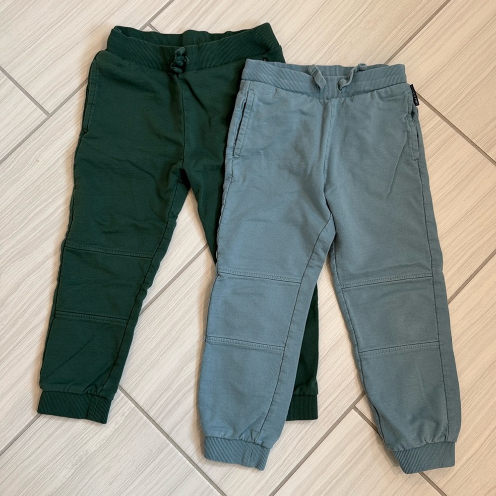 Two Polarn O. Pyret joggers size 5-6 years 116cm